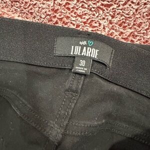 Black Lularoe jeans non distressed no holes
